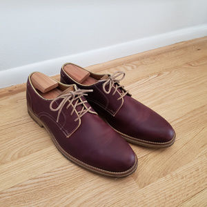 Johnston & Murphy Howell Plain Toe - 11M Burgundy